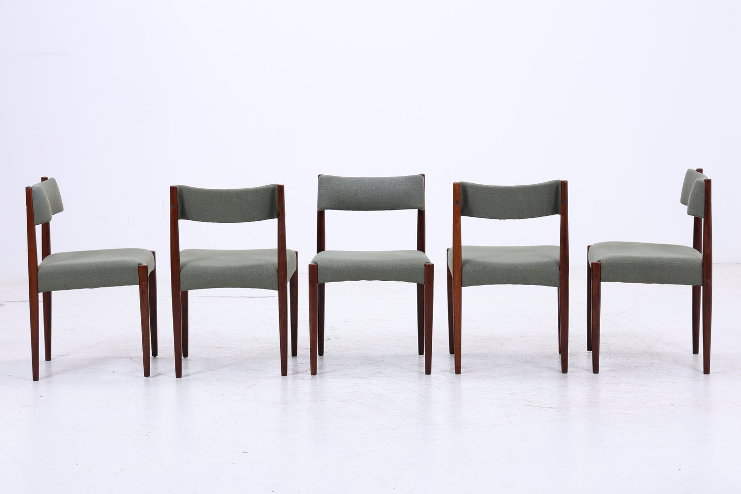 5er Set Vintage Knud Faerch Stühle | Bovenkamp | Danish Design 60er Jahre