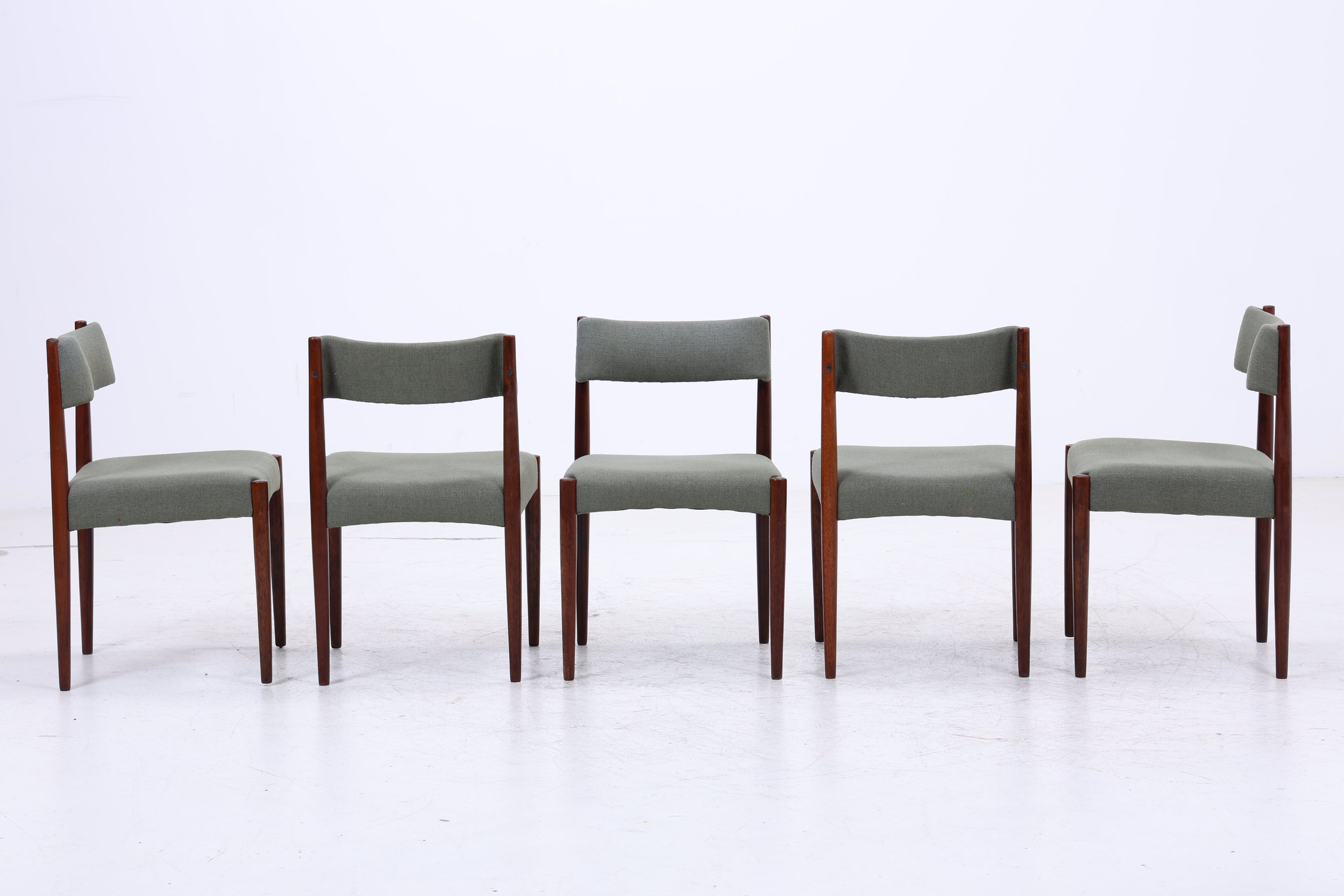 5er Set Vintage Knud Faerch Stühle | Bovenkamp | Danish Design 60er Jahre