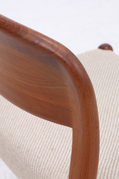 Vintage EMC Møbler Teak Stühle | Mid Century 4er Set | Danish Design 60er Jahre