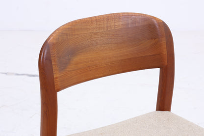 Vintage EMC Møbler Teak Stühle | Mid Century 4er Set | Danish Design 60er Jahre