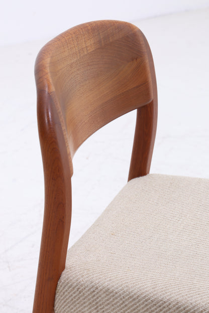 Vintage EMC Møbler Teak Stühle | Mid Century 4er Set | Danish Design 60er Jahre