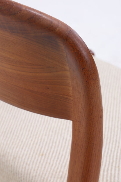 Vintage EMC Møbler Teak Stühle | Mid Century 4er Set | Danish Design 60er Jahre