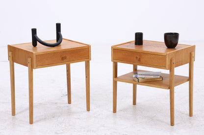 Vintage Nachttisch | Eiche Nachtschrank | Mid Century Beistelltisch