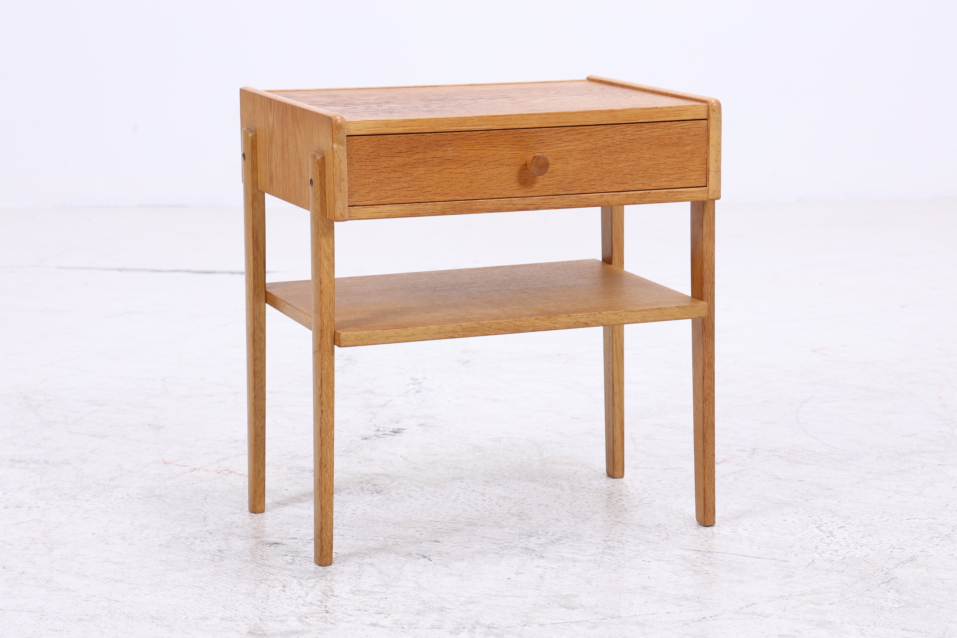 Vintage Nachttisch | Eiche Nachtschrank | Mid Century Beistelltisch