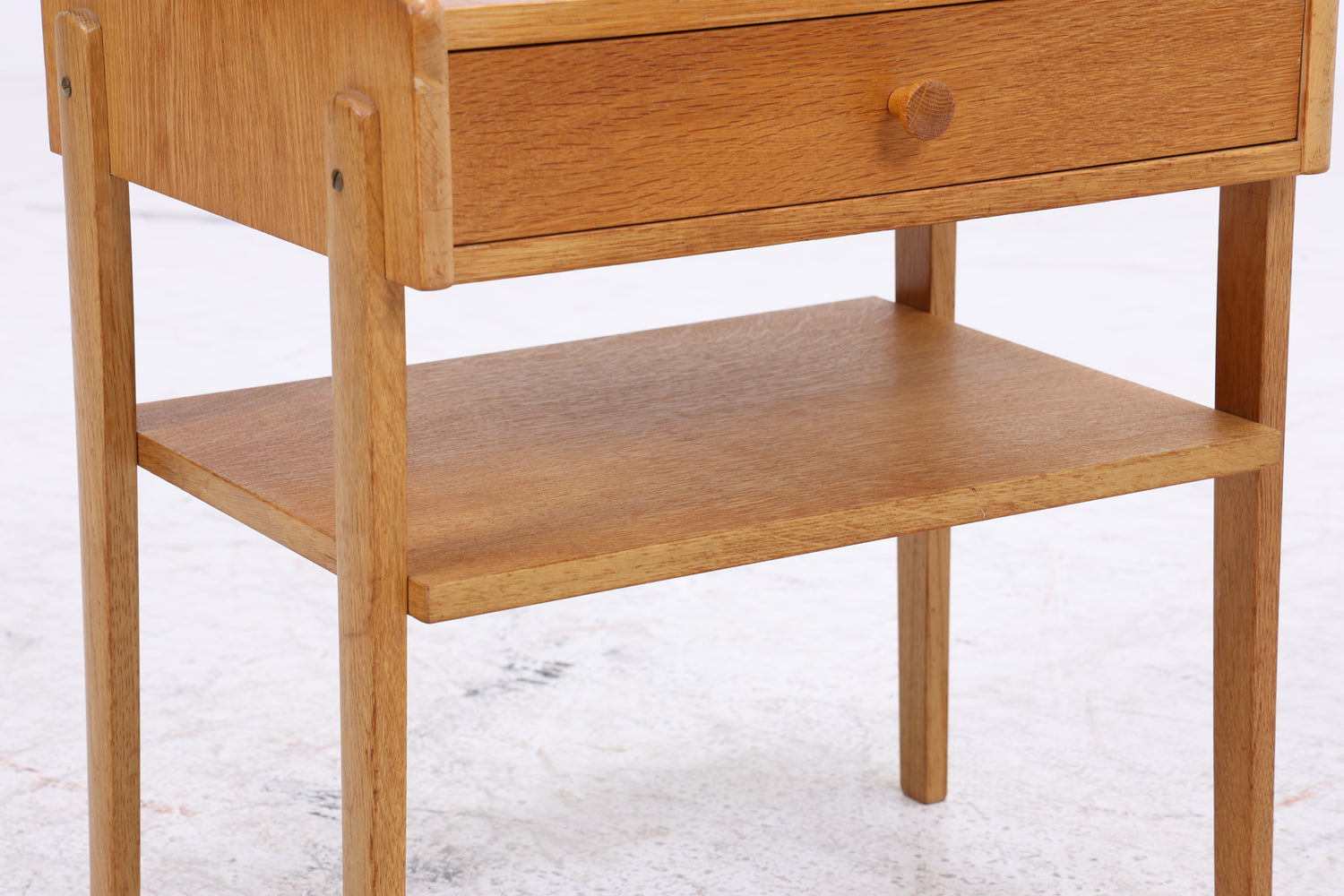 Vintage Nachttisch | Eiche Nachtschrank | Mid Century Beistelltisch