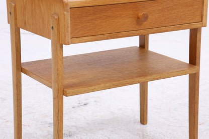 Vintage Nachttisch | Eiche Nachtschrank | Mid Century Beistelltisch