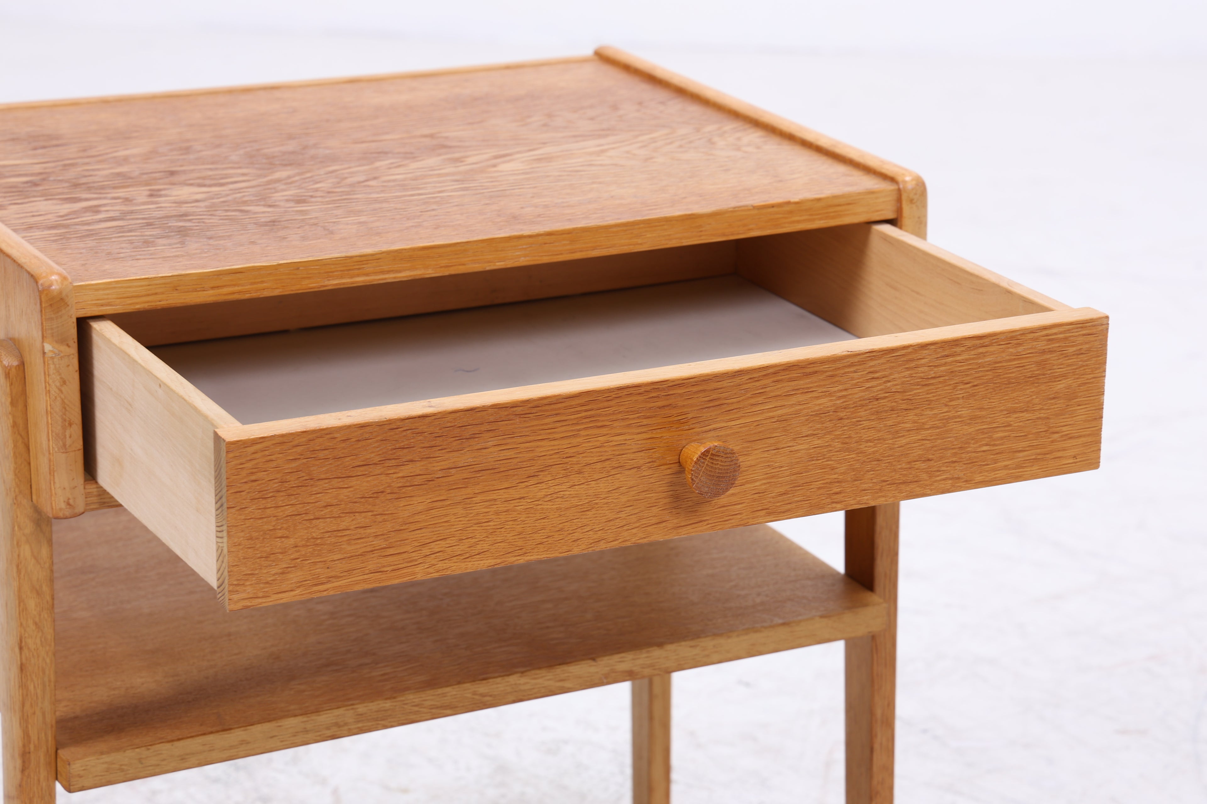 Vintage Nachttisch | Eiche Nachtschrank | Mid Century Beistelltisch