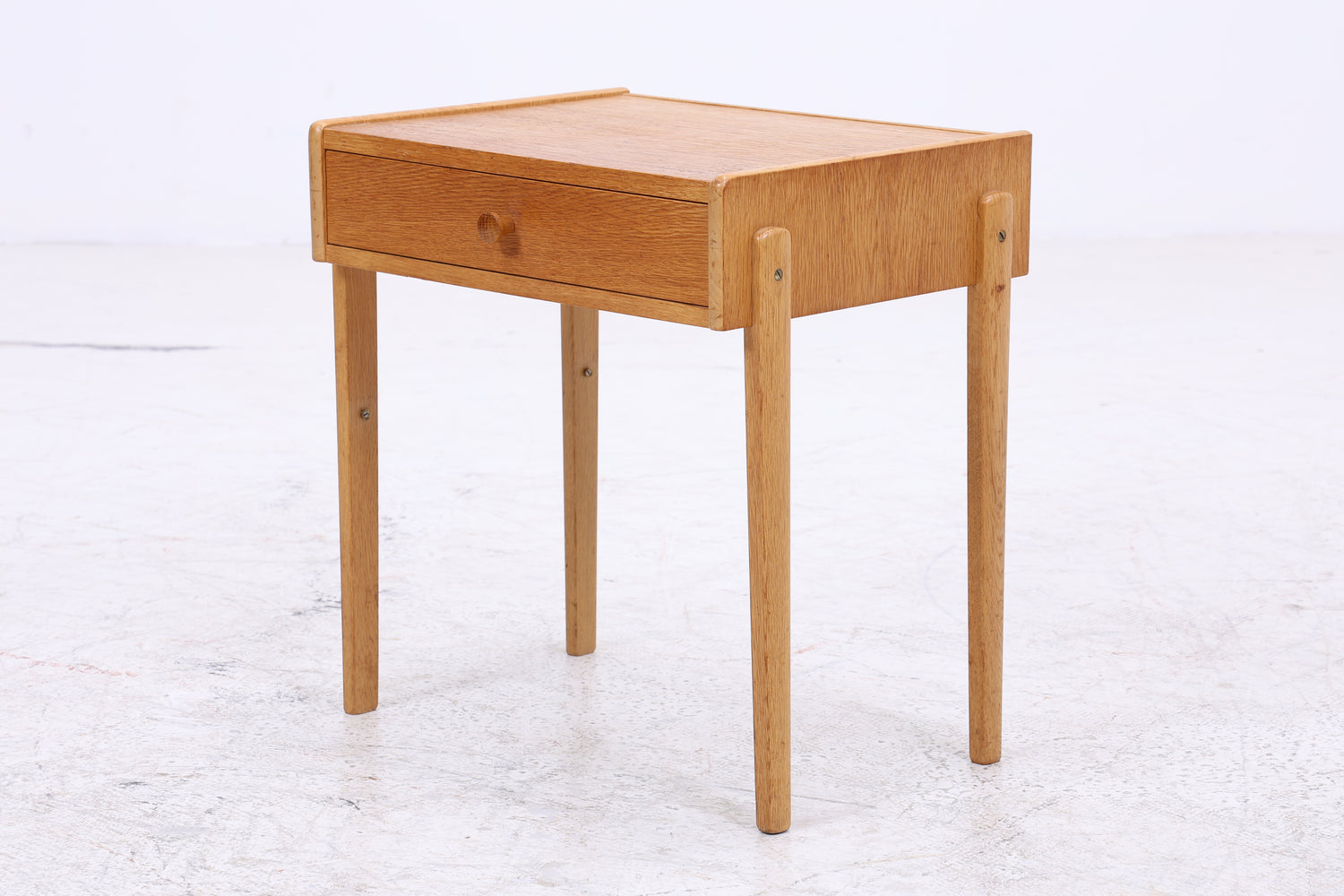 Vintage Nachttisch | Eiche Nachtschrank | Mid Century Beistelltisch