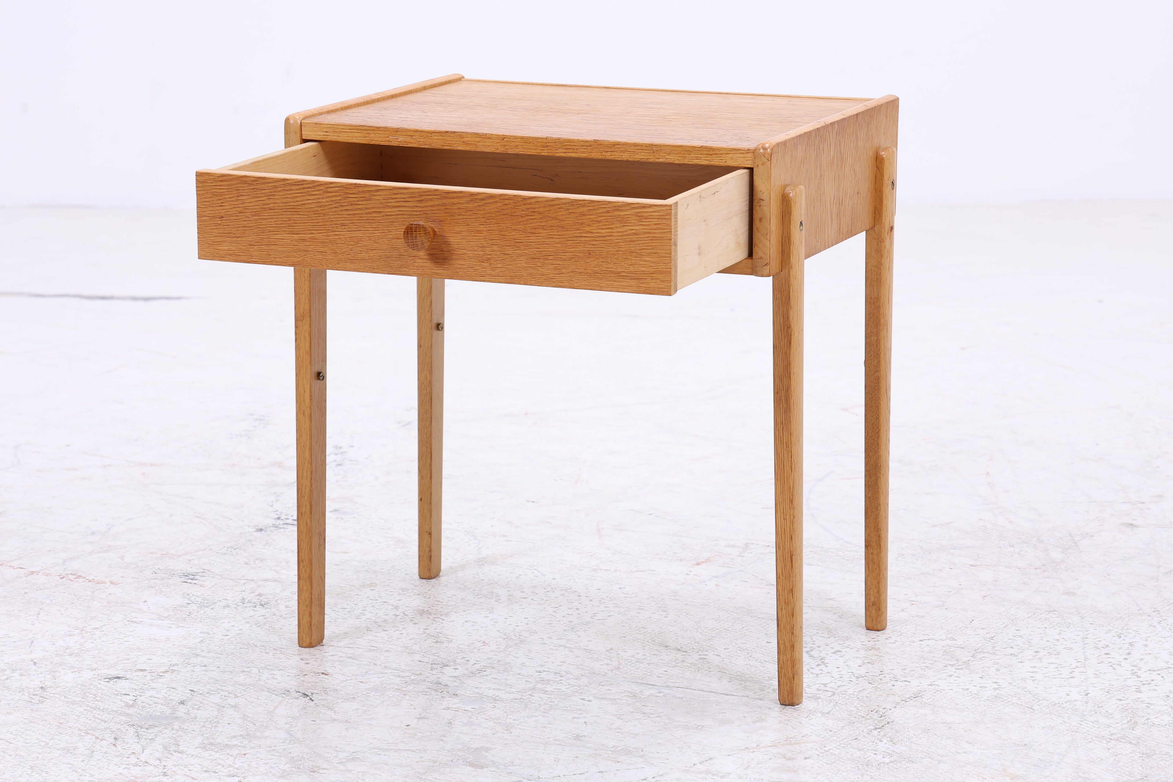Vintage Nachttisch | Eiche Nachtschrank | Mid Century Beistelltisch