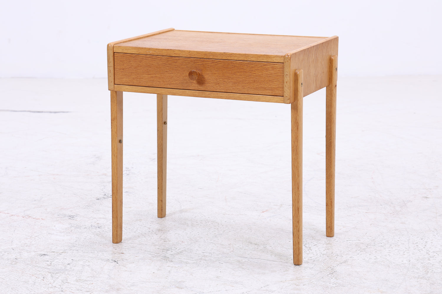 Vintage Nachttisch | Eiche Nachtschrank | Mid Century Beistelltisch
