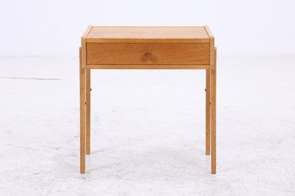 Vintage Nachttisch | Eiche Nachtschrank | Mid Century Beistelltisch