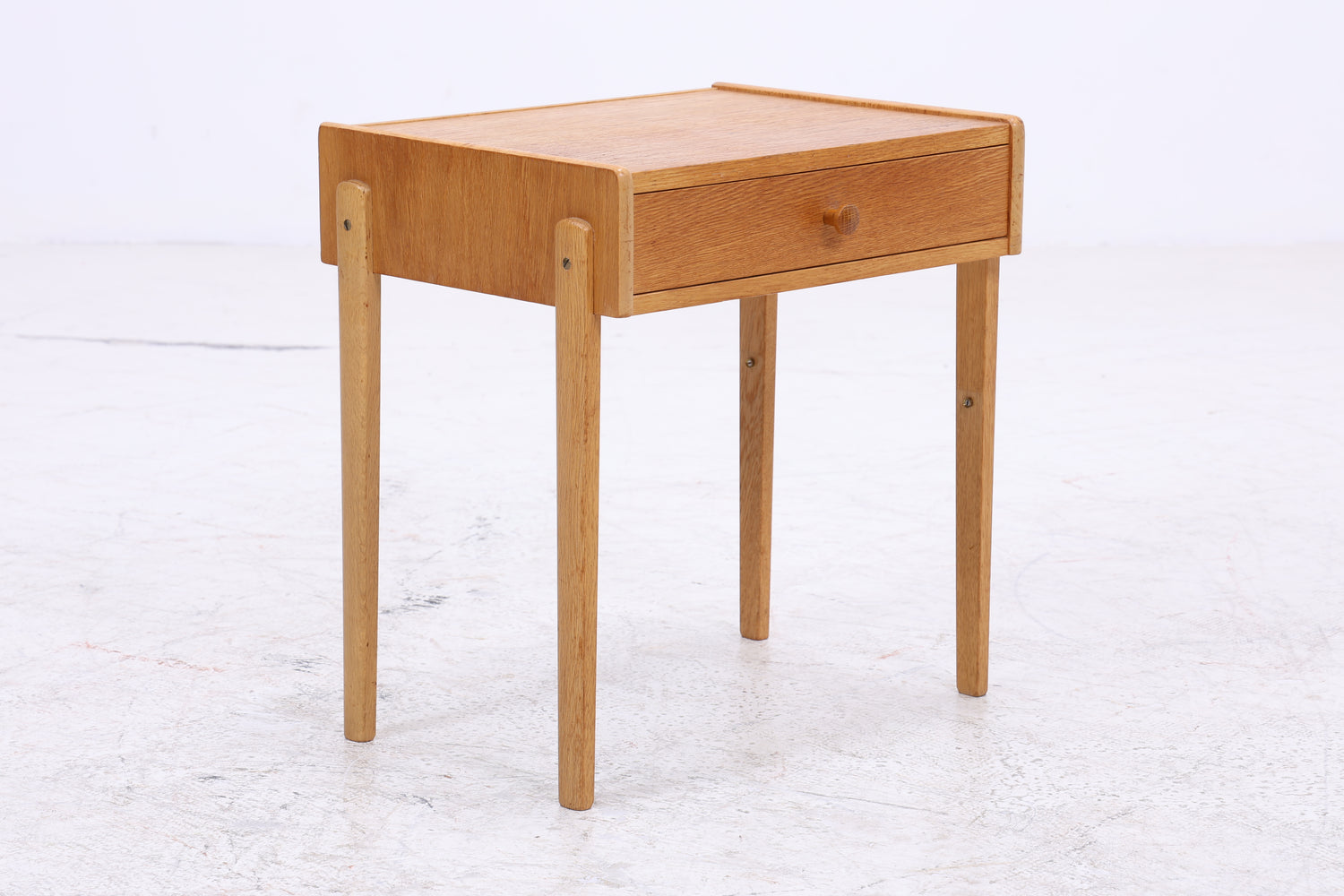 Vintage Nachttisch | Eiche Nachtschrank | Mid Century Beistelltisch