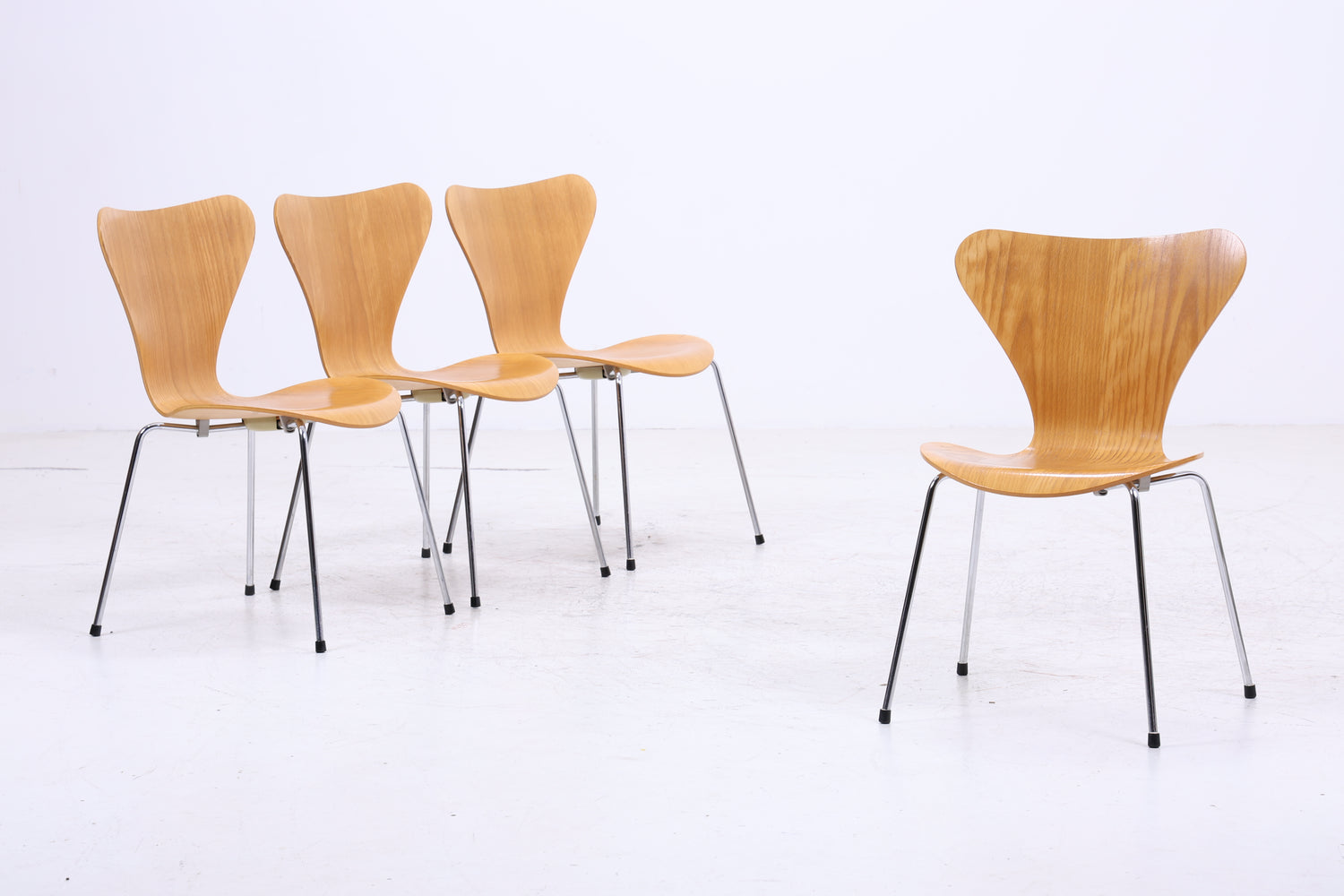 Fritz Hansen Serie 7 Stühle | 4er Set | Arne Jacobsen