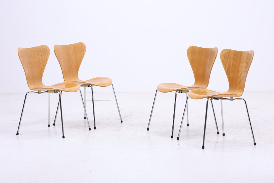 Fritz Hansen Serie 7 Stühle | 4er Set | Arne Jacobsen