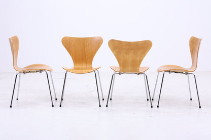 Fritz Hansen Serie 7 Stühle | 4er Set | Arne Jacobsen