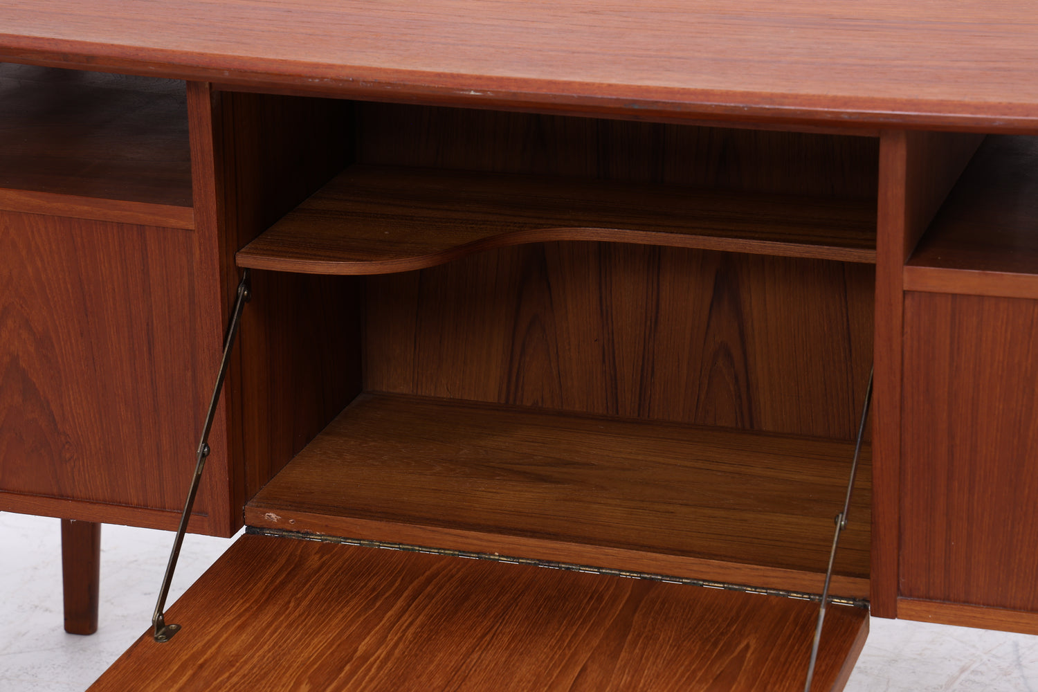 Vintage Teak Schreibtisch von Gunner Nielsen für Tibergaard | Mid Century Arbeitstisch | 60er Jahre