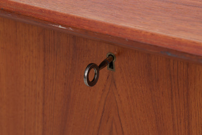 Vintage Teak Schreibtisch von Gunner Nielsen für Tibergaard | Mid Century Arbeitstisch | 60er Jahre