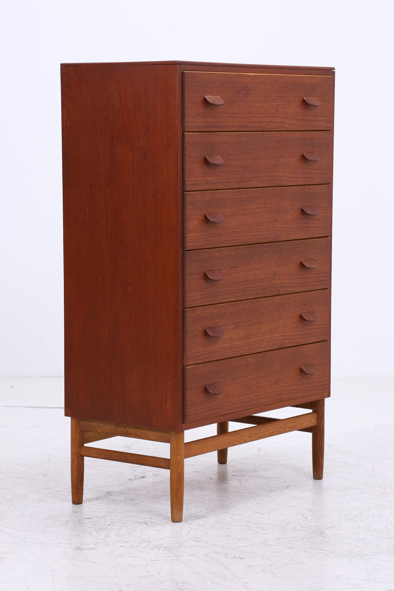 Vintage Teak Tallboy | Danish Design Kommode | 6 Schubladen