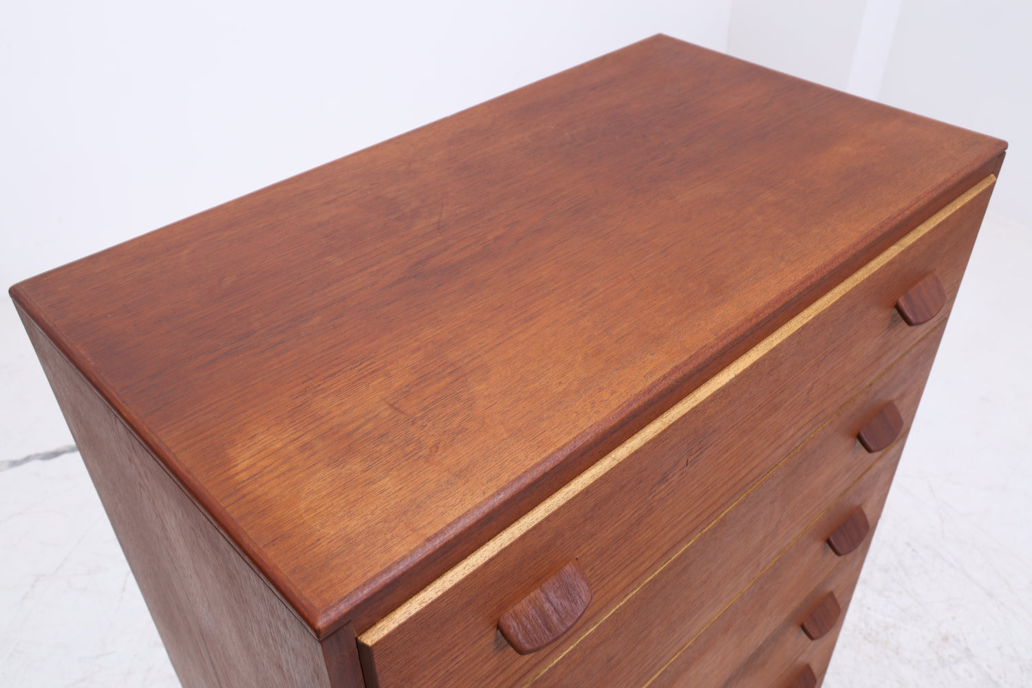 Vintage Teak Tallboy | Danish Design Kommode | 6 Schubladen