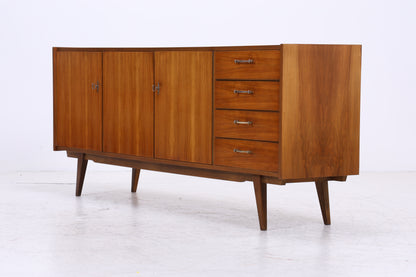 Vintage Nussbaum Sideboard | Mid Century Anrichte | 60er Jahre