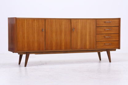 Vintage Nussbaum Sideboard | Mid Century Anrichte | 60er Jahre