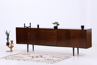 Vintage Hochglanz Sideboard | Mid Century Anrichte | 1960er Jahre