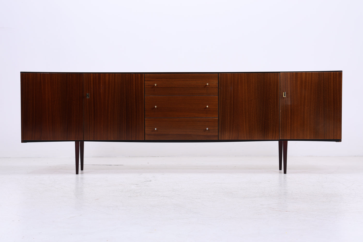 Vintage Hochglanz Sideboard | Mid Century Anrichte | 1960er Jahre
