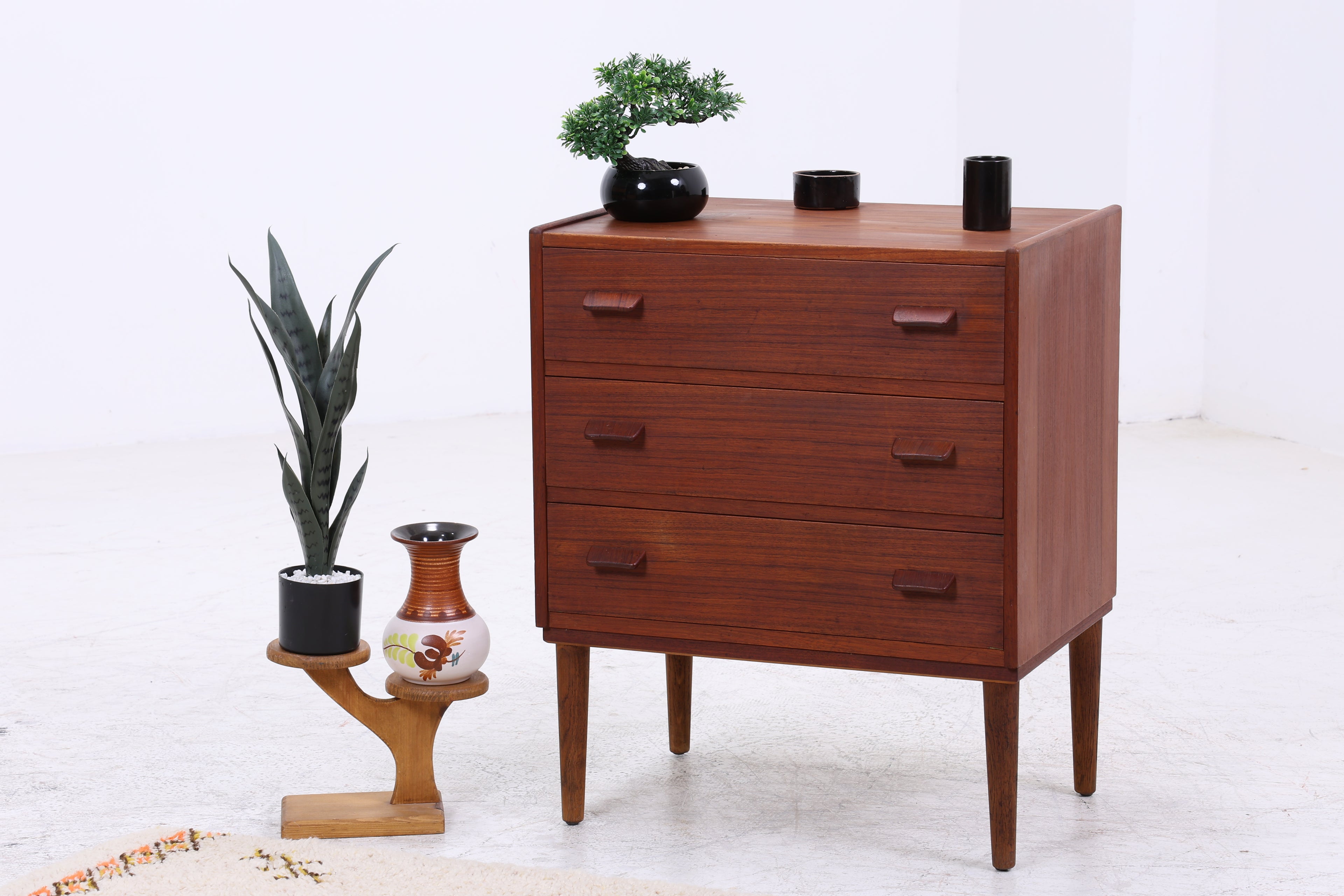 Vintage Teak Kommode von Carl Aage Skov für Munch Møbler | Danish Design | 3 Schubladen | 60er Jahre