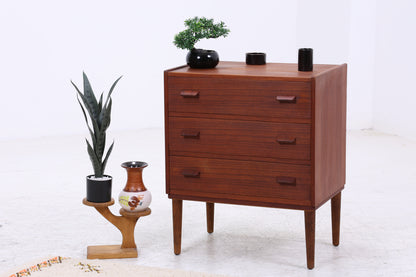 Vintage Teak Kommode von Carl Aage Skov für Munch Møbler | Danish Design | 3 Schubladen | 60er Jahre