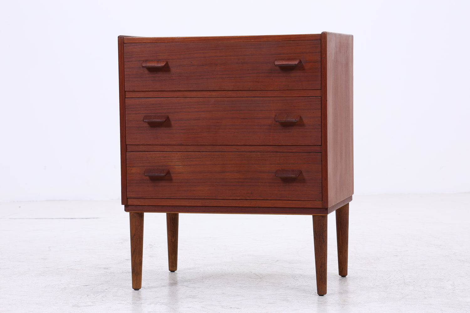 Vintage Teak Kommode von Carl Aage Skov für Munch Møbler | Danish Design | 3 Schubladen | 60er Jahre