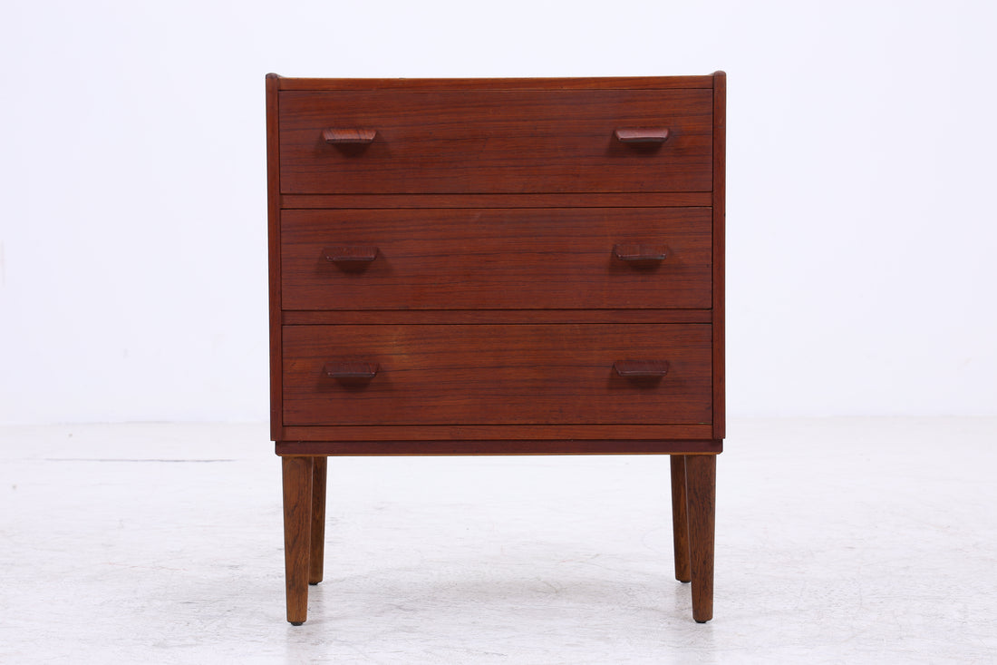 Vintage Teak Kommode von Carl Aage Skov für Munch Møbler | Danish Design | 3 Schubladen | 60er Jahre