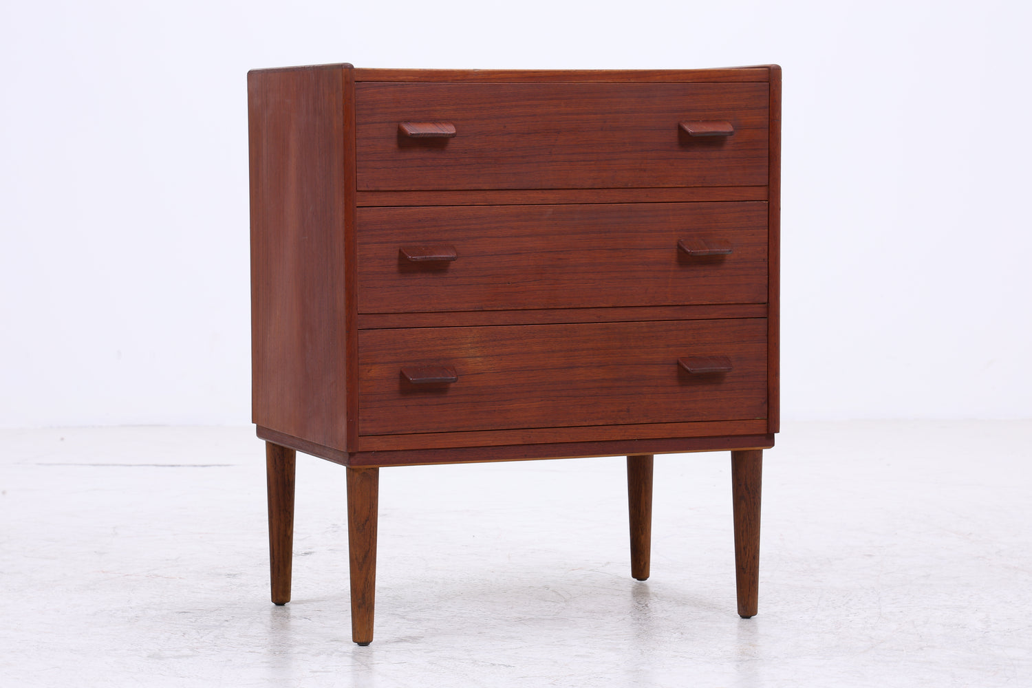 Vintage Teak Kommode von Carl Aage Skov für Munch Møbler | Danish Design | 3 Schubladen | 60er Jahre