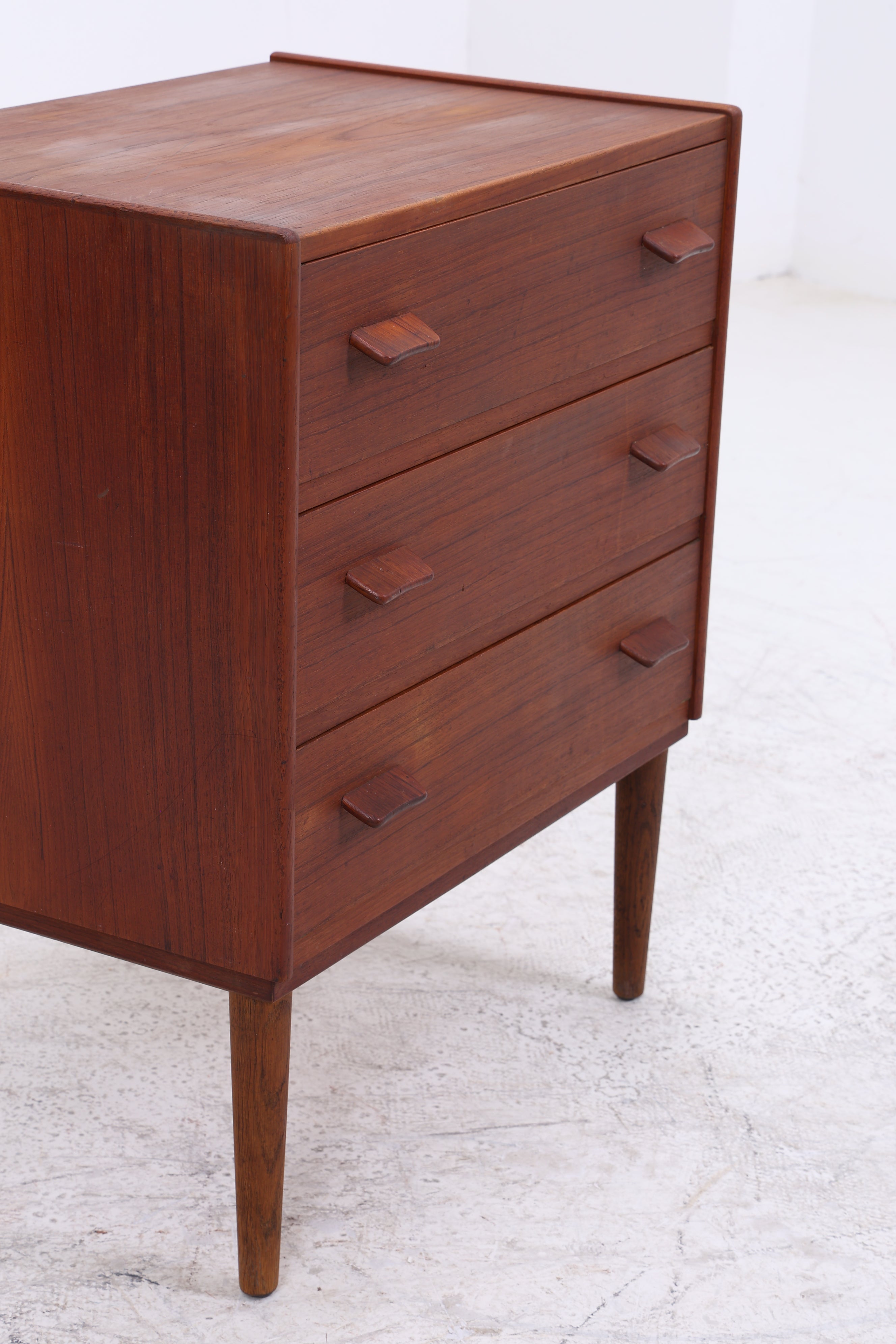Vintage Teak Kommode von Carl Aage Skov für Munch Møbler | Danish Design | 3 Schubladen | 60er Jahre