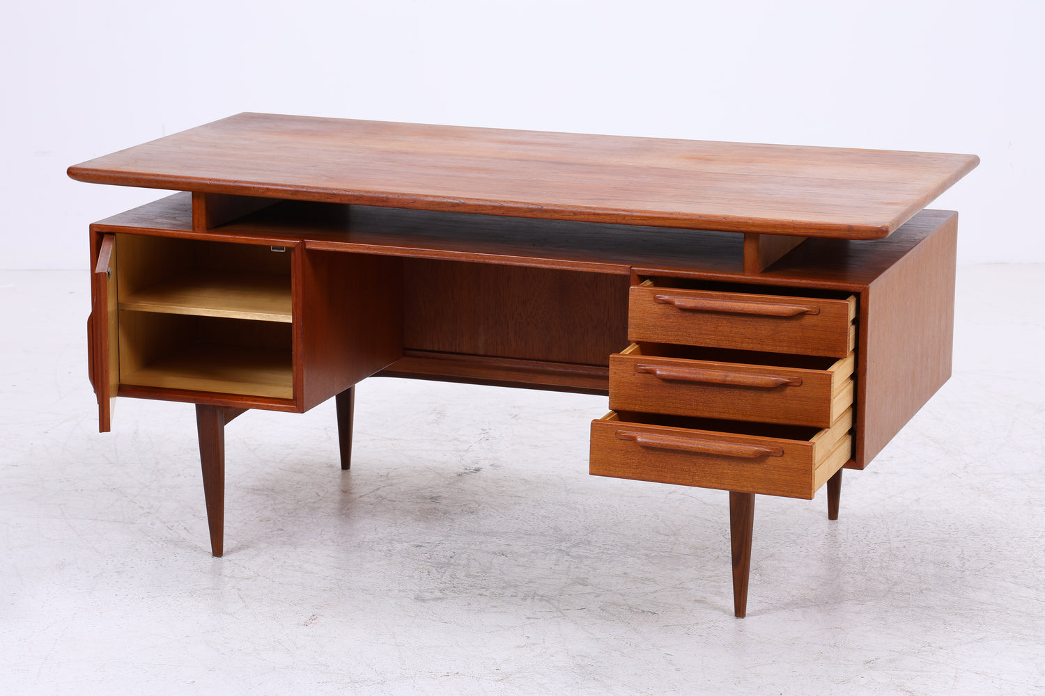 Heinrich Riestenpatt RT200 | Teak Schreibtisch | Mid Century