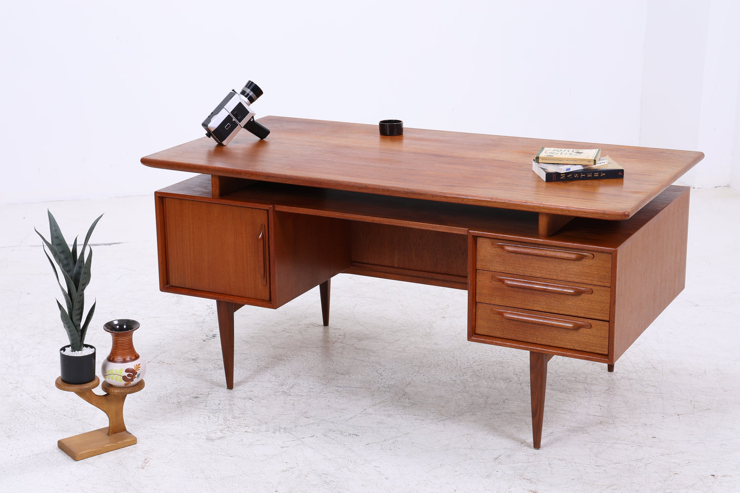 Heinrich Riestenpatt RT200 | Teak Schreibtisch | Mid Century