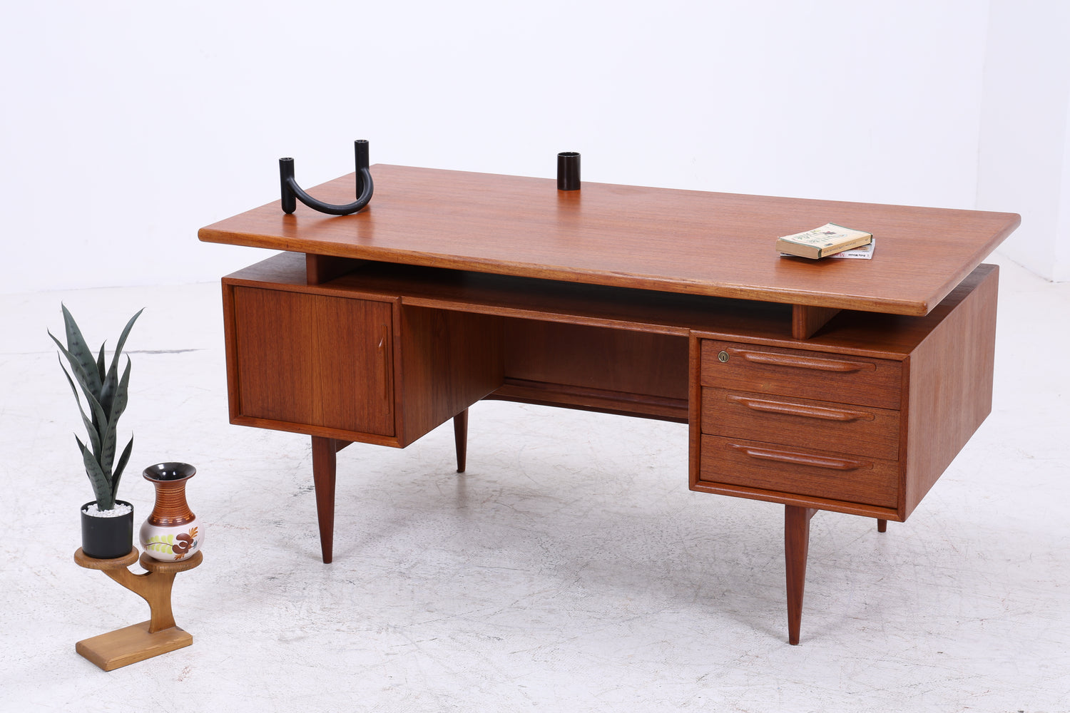 Heinrich Riestenpatt RT200 | Teak Schreibtisch | Mid Century