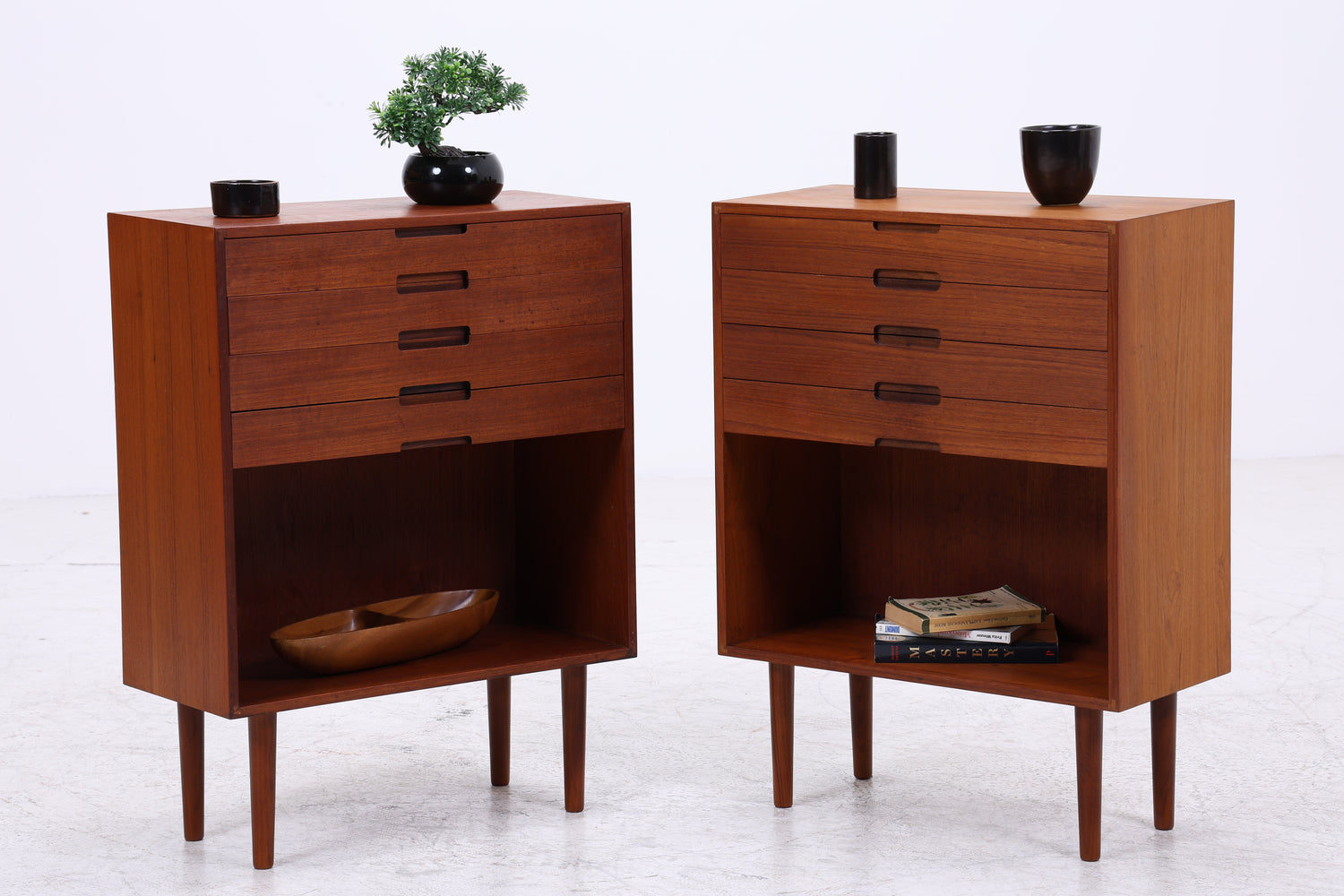 Vintage Teak Kommode | Mid Century Kommode | 5 Schubladen