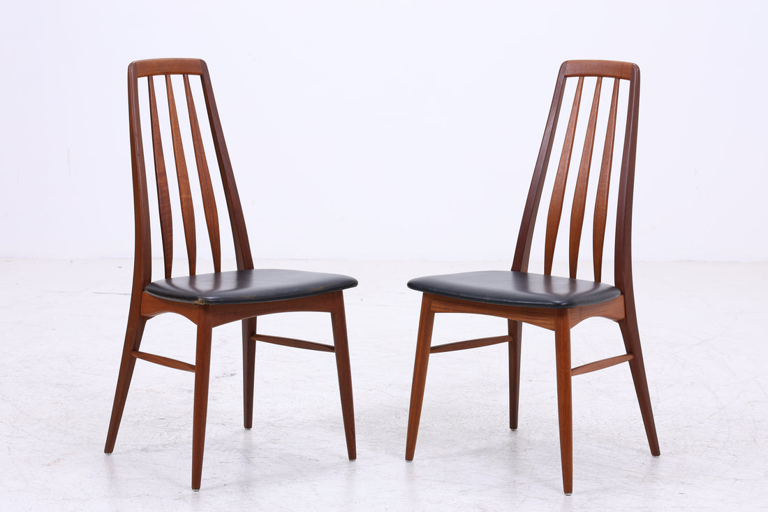Niels Koefoed Eva Teak Stühle | 2er Set | Danish Design
