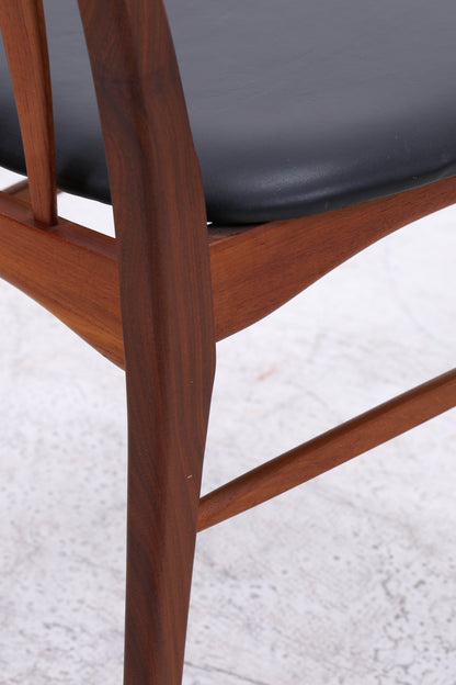 Niels Koefoed Eva Teak Stühle | 2er Set | Danish Design