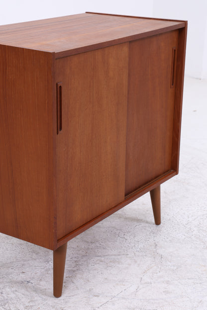 Vintage Teak Kommode | Mid Century | Schiebetüren | 60er Jahre