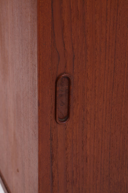 Vintage Teak Kommode | Mid Century | Schiebetüren | 60er Jahre