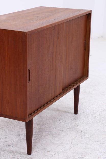 Vintage Teak Kommode | Mid Century | Schiebetüren | 60er Jahre