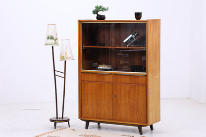 Vintage Vitrine | Mid Century | Glasschiebetüren | 60er Jahre