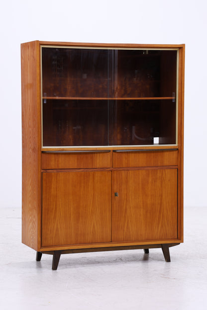 Vintage Vitrine | Mid Century | Glasschiebetüren | 60er Jahre