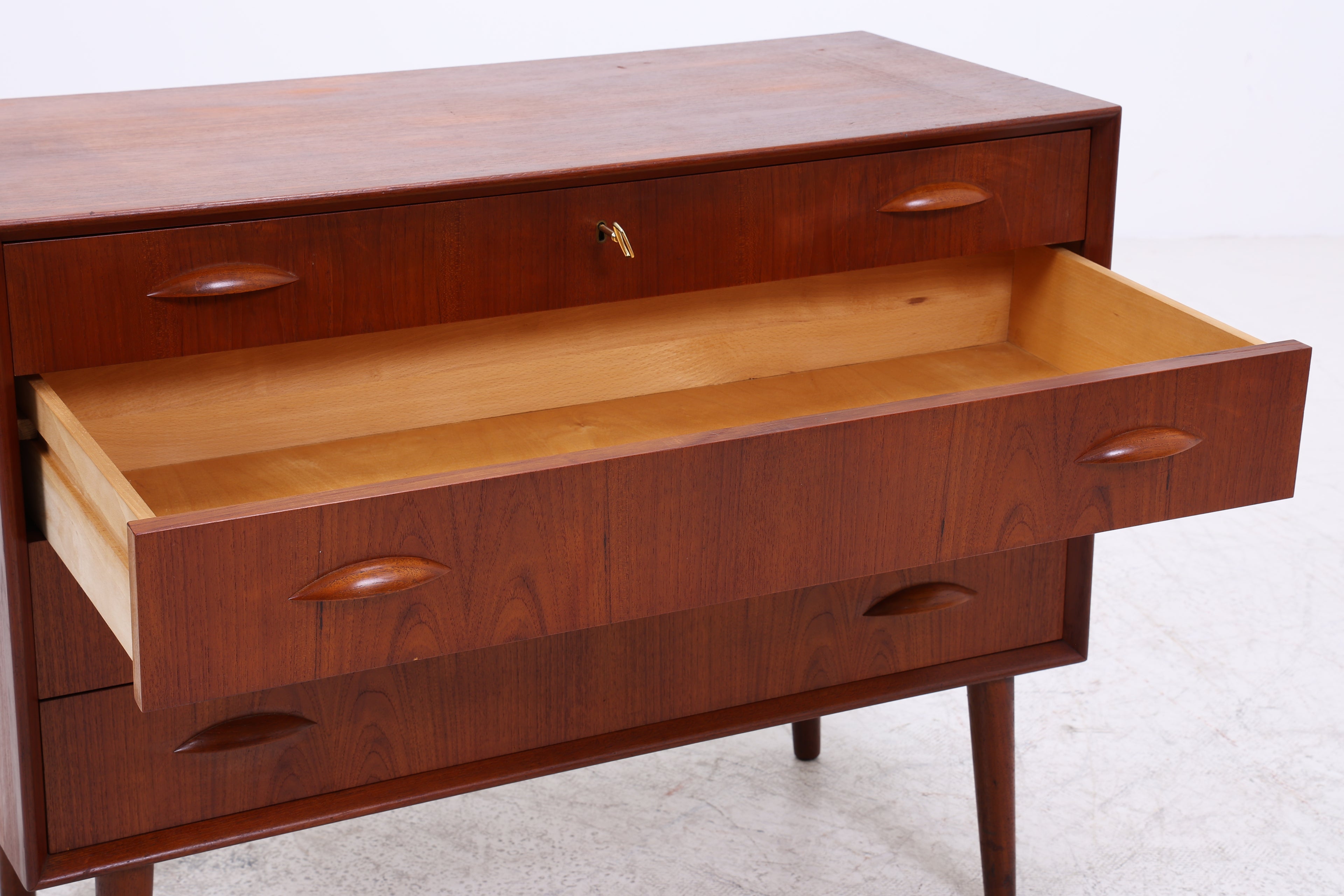Johannes Sorth Teak Kommode | 4 Schubladen | Danish Design