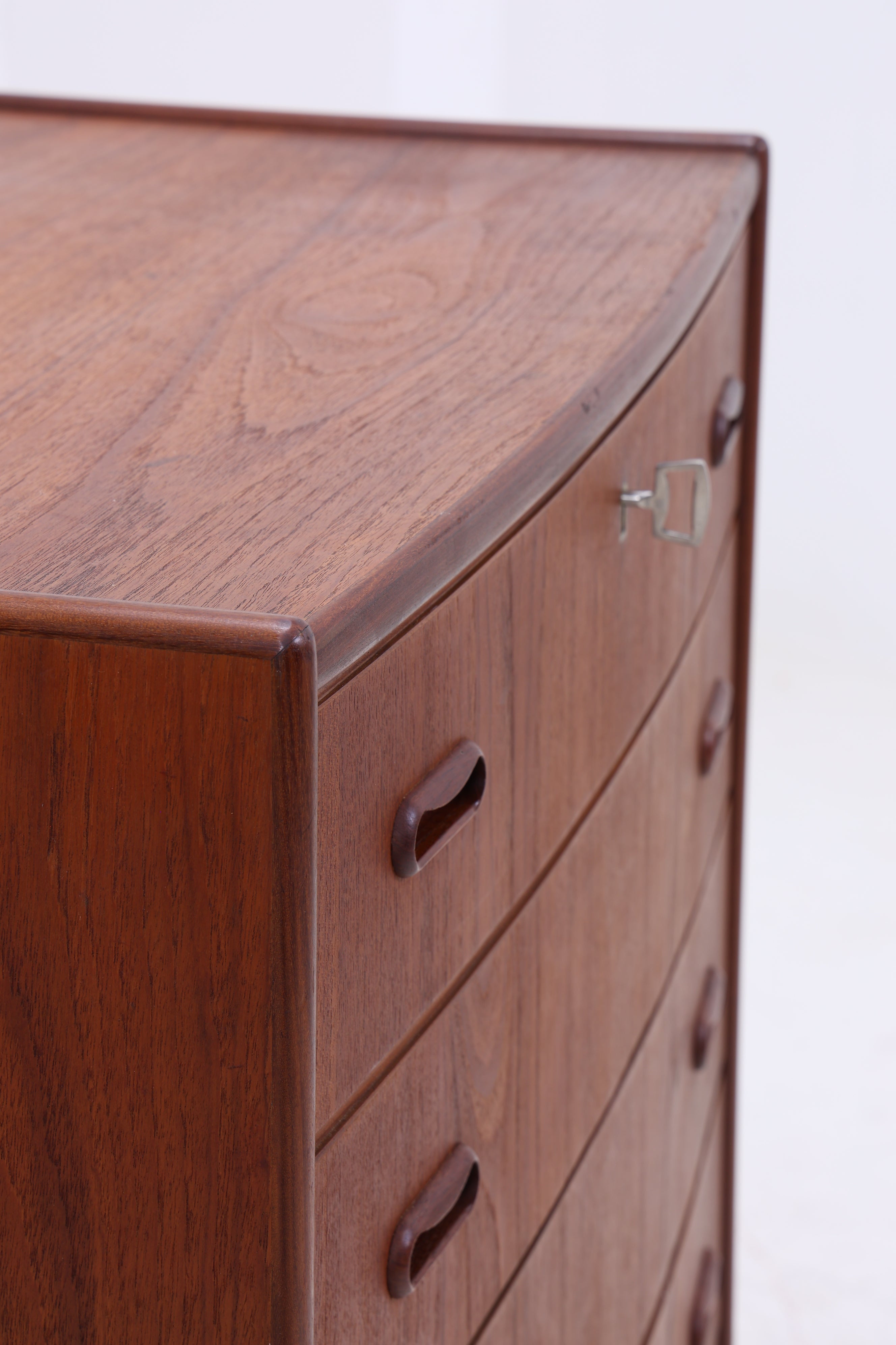 Vintage Teak Kommode | 6 Schubladen | Mid Century Tallboy | 60er Jahre