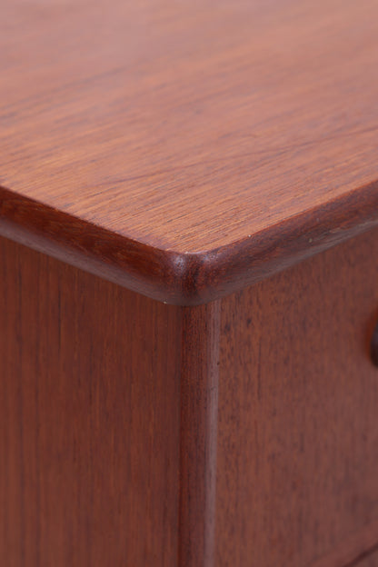 Vintage Teak Kommode | 6 Schubladen | Mid Century Tallboy | 60er Jahre