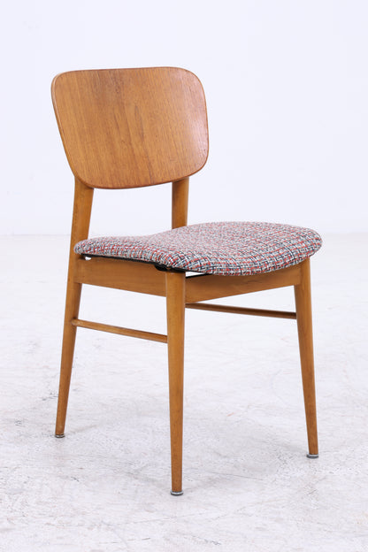 4er Set Vintage Teak Stühle | Mid Century | 60er Jahre | Esszimmer