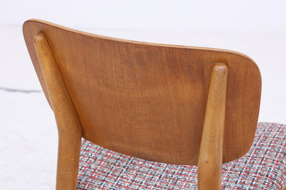 4er Set Vintage Teak Stühle | Mid Century | 60er Jahre | Esszimmer