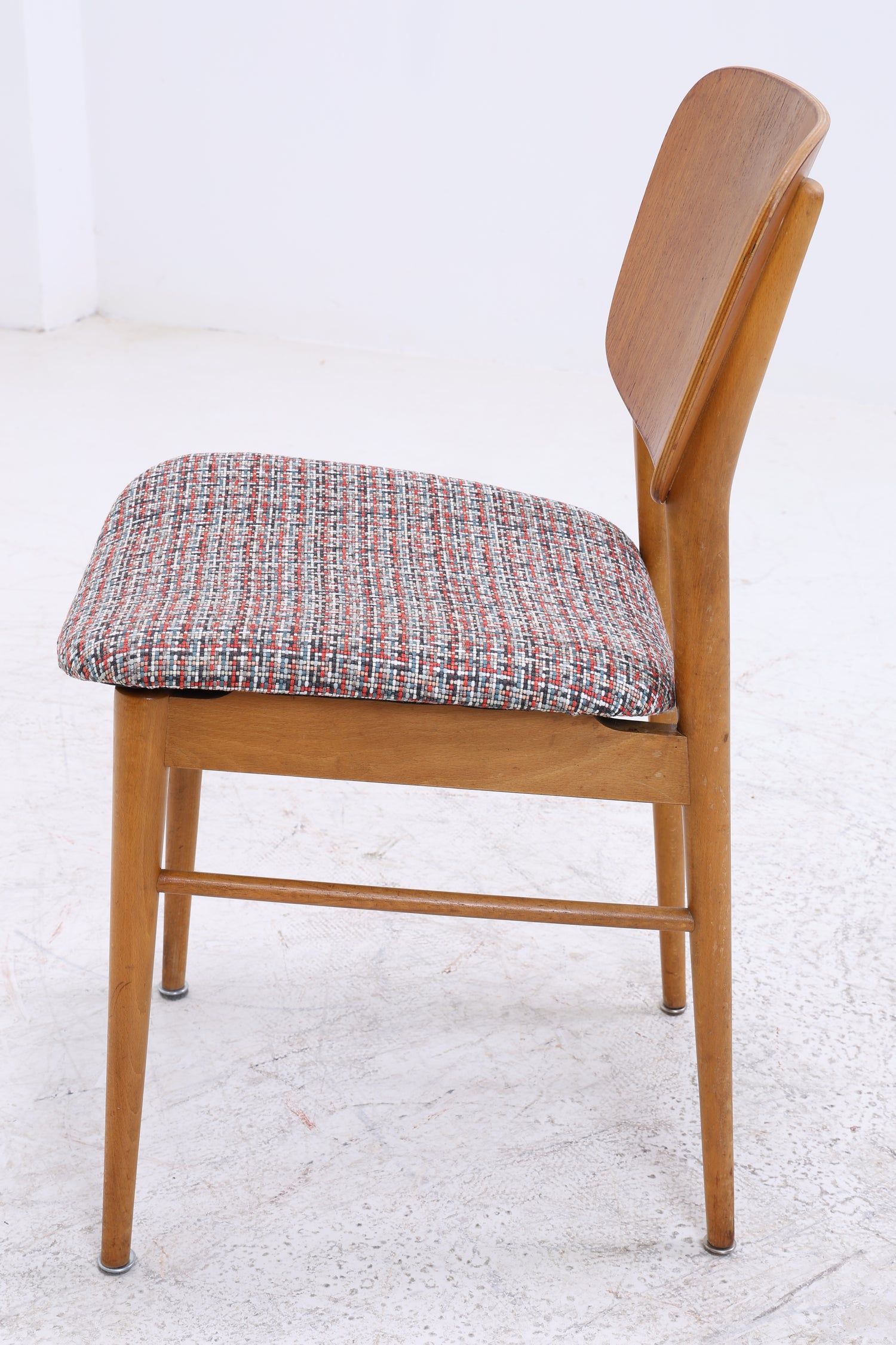 4er Set Vintage Teak Stühle | Mid Century | 60er Jahre | Esszimmer
